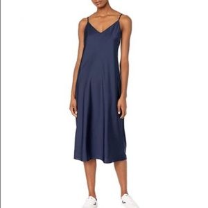 Bias-cut slip dress